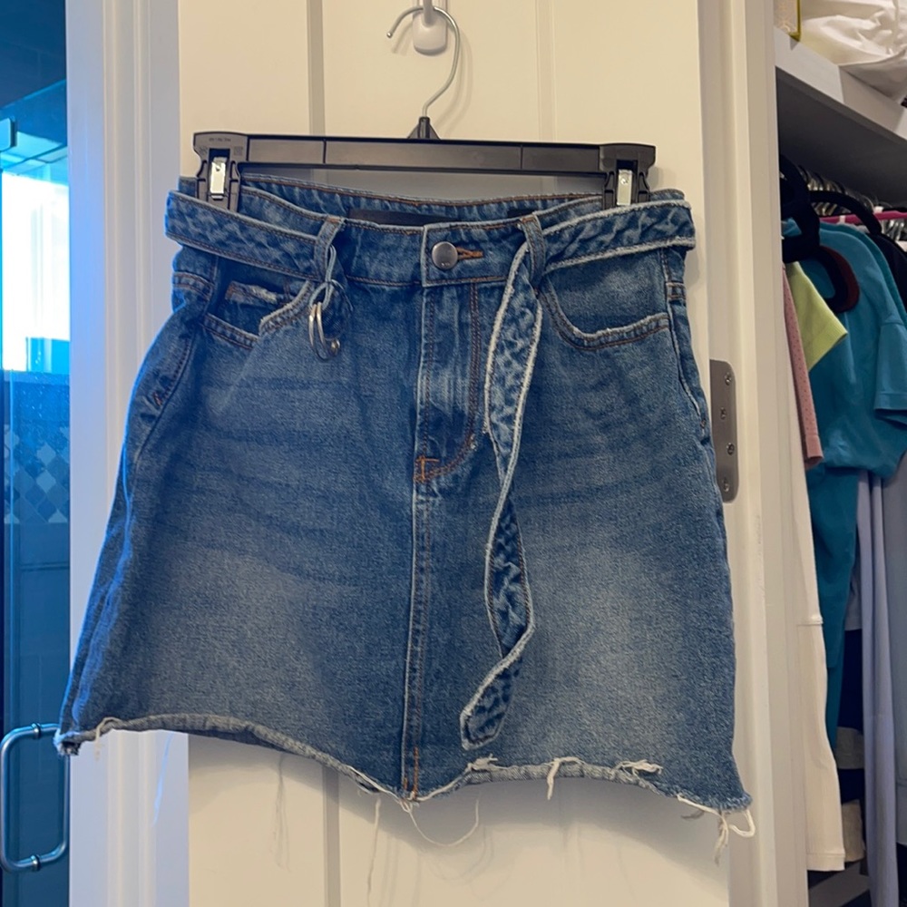 TopShop Trendy Jean Skirt